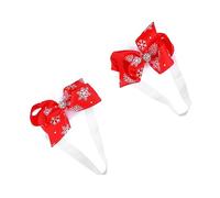 RORPOIR 2piezas Diademas Navideñas Para Bebés Lazo Accesorios De Pelo Para Niñas De Diseño Para y Celebraciones De Navidad