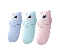 RORPOIR 3piezas Cerradura De Seguridad Adhesiva Para Puertas Cerraduras De Seguridad Para Bebés Protector De Dedos Para Puertas y Ventanas Prueba