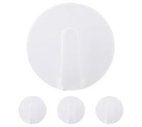 RORPOIR 4piezas Ganchos Magnéticos Blancos para Nevera de Soporte para Llaves y Utensilios de Cocina Organizador Fuerte y Práctico para Colgar Armarios y Paredes
