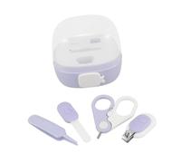 RORPOIR 4piezas Kit De Cuidado Para Bebés Cortaúñas Seguro Para Recién Nacidos Tijeras De Seguridad De Uñas Con Estuche De Almacenamiento
