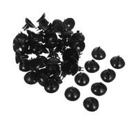 RORPOIR 50 Piezas Clips de Ventosa para Acuario Negro Diseño de Ventosa de 30mm y Abrazadera de Plástico para Fijar Mangueras en Tanques y Cambio de Agua