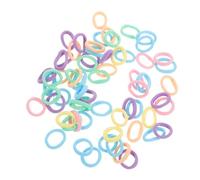 RORPOIR 500 Piezas Goma para el pelo infantil lazos para el cabello de colores corbatas del cabello gruesas corbatas elásticas bandas elásticas