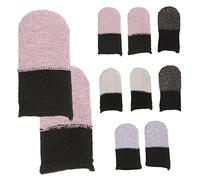 RORPOIR 5pares Protección para Dedos Fundas para Móviles y Pantallas Táctiles Antideslizantes y Duraderas