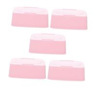 RORPOIR 5piezas Dispensador De Pañuelos Húmedos Toallitas Porta Pañuelos Rellenables Estuche De Viaje Organizador De Maquillaje Tapa Abatible Diseño Ligero Protección Contra Polvo