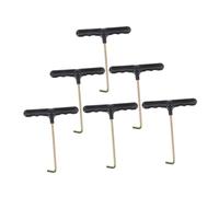 RORPOIR 6piezas Accesorios Para Patinaje Herramienta Inoxidable Para Apretar Cordones De De y Hockey Ajustador De Cordones Para Artísticos