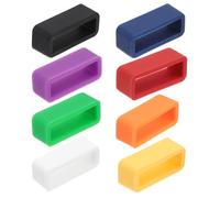 RORPOIR 8 Anillos de Sujeción de Silicona Accesorios de Repuesto para Pulsera Prácticos y Resistentes Never Fade Color Aleatorio para Correas de Reloj de 16mm