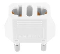 RORPOIR Adaptador Europeo a Americano 6A portátil de Cobre Resistente para Uso en Viajes y Negocios internacionales 1 Unidad Blanco 220V