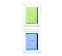 RORPOIR Ambientador Decorativo para Baño Bálsamo Perfumado Sólido en Gel, Diseño de Gato Azul, 2 Piezas, Fragancia Duradera para Mejorar el Estado de Ánimo