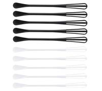 RORPOIR Batidor Manual de Huevos Diseño Doble, 10 Piezas de Plástico Pp, Fácil de Limpiar, Utensilio de Cocina Multiusos para Mezclar y Batir Hogar