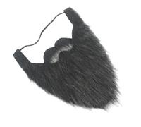 RORPOIR Bigote Llamativo Postiza Negro de Cosplay Autoadhesivo y Tela Grande Accesorio de Halloween para Fiestas Teatro para Disfraces