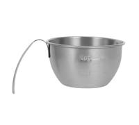 RORPOIR Bol de Mezcla Pequeño de Acero Inoxidable con Asa y Medidor Incorporado para Batir Huevos Mezclar Ingredientes y Preparar Salsas Cocina y Repostería