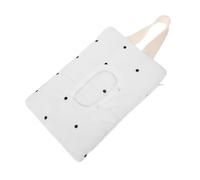 RORPOIR Bolsa Colgante De Pañuelos Para Bebés Dispensador De Húmedas Reutilizables Patrón De Puntos Acceso Fácil Para Cambios De Pañal Cochecito y Silla De Auto