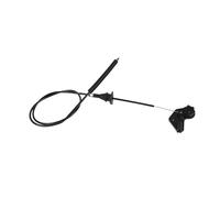 RORPOIR Cable de Apertura de Capó para Automóvil con Palanca Ergonómica Ensamblaje Resistente de Aleación y Plástico para Liberación Suave del Motor Repuesto Duradero para Pestillo