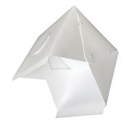 RORPOIR Caja de Luz Plegable Caja de Fotos de Plástico, Diseño Plegable, Fácil de Montar, Evita Sombras y Reflejos, para Fotografía de Productos y Fotos de Objetos Pequeños y Zapatos,