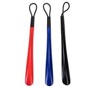 RORPOIR Calzador de Plástico para Zapatos 3 Piezas, Herramienta Práctica para Embarazadas y Personas Mayores, Superficie Lisa y Resistente sin Deformación Color Aleatorio