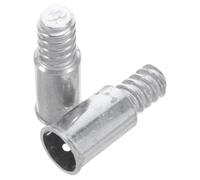 RORPOIR Conector roscado de aleación de aluminio para escoba y poste de limpieza, adaptador de 19-22 mm, pack de 2 piezas, para fregonas, escobas y cepillos metálicos
