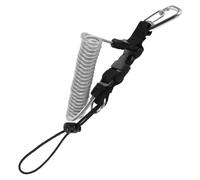 RORPOIR Cordón para Cámara de Buceo con Clip de Resorte y Hebilla de Liberación Rápida, Cuerda Antipérdida de Acero Inoxidable y Nylon para Fotografía Submarina Segura