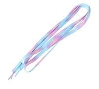 RORPOIR Cordones Multiusos de Zapato Planos de Poliéster Efecto Degradado Tie Dye, 2 Pares Estilo Moderno y Colorido para Zapatos Deportivos y Casuales