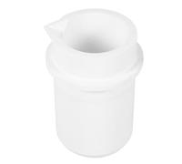 RORPOIR Crisol de Fusión de Cuarzo Blanco de Cerámica para Fundición de Plata y Aleaciones Alta Pureza y Resistencia a Ácidos, Peso 1kg