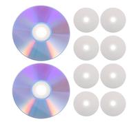 RORPOIR Discos DVD-r Vírgenes Plástico Resistente 10 de Alta Capacidad para Copias de Seguridad y Grabación de Vídeos en Conferencias Telefónicas Profesionales