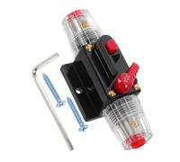 RORPOIR Disyuntor para Auto de 30a Portafusibles de Plástico, Reiniciable Manualmente, Fácil Instalación y Aplicación Versátil en Sistemas de Audio y Eléctricos