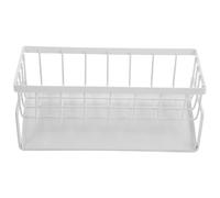 RORPOIR Escurridor de Platos de Cocina de Acero al Carbono Blanco, Organizador para Esponjas y Porta Paños Que Decora y Optimiza el Área de Cocina