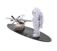 RORPOIR Estatua De Coche De Avión De Decoración De Figura De Astronauta Difusor De Coche Para Salpicadero Aromaterapia Solar Sin Perfume