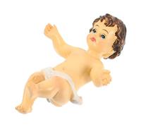 RORPOIR Estatua del Jesús Resina Detallada para Decoración Religiosa Navideña Figura Sagrada para Belén Hogar Iglesia Regalo Espiritual Cristiana