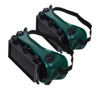 RORPOIR Gafas de Soldadura de Plástico, Gafas de Protección para Soldar con Patillas Ajustables, 2 Piezas para Soldadura y Manufactura Industrial