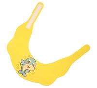 RORPOIR Gorra de Ducha Visera de Bebés Niños Baño y Ajustable Eva Segura Color Amarillo, Protección Lavado para Ojos y Orejas