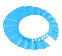 RORPOIR Gorro de Ducha Ajustable para Bebés Color Azul Material Eva que Protege Ojos y Orejas Baño y Corte de Cabello