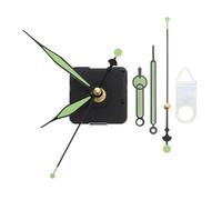 RORPOIR Kit de Mecanismo de Reloj Silencioso Material de Aluminio y Plástico Manecillas Luminosas Ligero Reemplazo para Reloj de Pared sin Marco