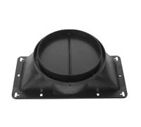 RORPOIR Kitchen Exhaust Backflow Check Valve, 1 Set ABS Negro, Heat Resistant, Boosts Kitchen Ventilation Efficiency, Simple Maintenance for Household Kitchen and Bathroom Use
