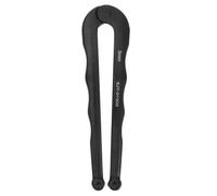 RORPOIR Llave con espigas ajustables de acero cromo-vanadio negra, para amoladora angular y electrodomésticos, extracción de discos y backing pad, almacenamiento compacto, 3 mm