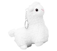 RORPOIR Llavero de Peluche de Alpaca de Color Claro para Mochila y Llaves
