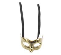 RORPOIR Máscara de Disfraz Disco para Mujer Cubre Rostro con Brillo Dorado Reflejo Deslumbrante para Fiestas de y Halloween
