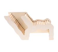 RORPOIR Nido de Madera para Hámster Pequeño Escalera, Respirable y Seguro para Uso Prolongado, Adecuado para Personalización DIY y Descanso de Mascotas Pequeñas