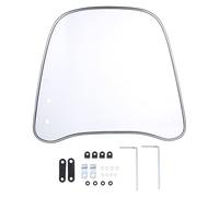 RORPOIR Parabrisas de Motocicleta Resistente al Viento Frío Forma Curva de Vidrio para Motos y Coches Eléctricos, Reduce la Resistencia al Viento