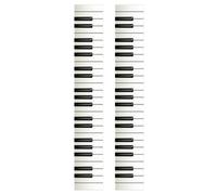 RORPOIR Pegatinas Autoadhesivas Removibles para Escalera Diseño de Teclas de Piano, Material Pvc, Ideales para Decoración DIY Hogar
