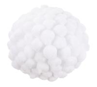 RORPOIR Peluca de Abuela para Ñiño Niña, Gorro Blanco de Lana Super Suave y Flexible, Accesorio Adorable para Sesiones de Fotografía de Recién Nacidos, Talla 46-50cm