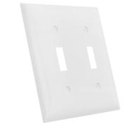 RORPOIR Placa de Cubierta de Color Claro para Interruptor de Palanca Doble, Protector de Panel Eléctrico de Pc, Diseño Moderno y Elegante para Hogares Residenciales y Espacios Comerciales