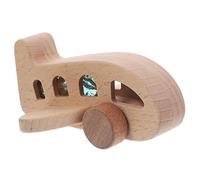 RORPOIR plano de mármol de haya chico Avión modelo juguetes carros de juguete Equipo de muestra avión de juguete para Juguete sonajero con forma de avión. juguete de de madera