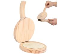RORPOIR Prensa de Masa de Madera para Dumplings y Tortillas Herramienta Manual para Hacer Piel de Roti y Empanadillas Diseño Ergonómico con Mango Fácil Limpieza y Uso Varios estilos