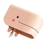 RORPOIR Protector De Grifo Para Bañera Niño Niña De Silicona Con Diseño Cubierta Segura Para Grifos Infantiles Accesorio Práctico Para Baño Niño Niña Color Albaricoque