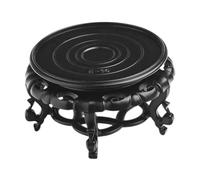 RORPOIR Soporte Para Pecera Elevado De Resina Estilo Oriental 8.85X8.85X3.93 Pulgadas Soporte Para Plantas Macetas Jarrones Accesorios Peceras Y Jardín