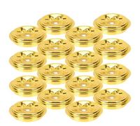 RORPOIR Soporte Práctico y Ligero de Metal Dorado 16 Mechas Flotantes para Lámparas de Aceite para Decoración del Hogar y Templos Budistas