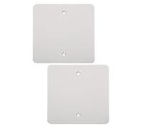RORPOIR Tapa Enchufes Pared Fácil de Instalar de Acero Inoxidable Resistente a Rayaduras Pack de 2 Cubiertas para Panel Eléctrico y Caja de Conexiones en Aplicaciones de Cableado