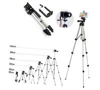 RORPOIR Trípode Ajustable para Móvil y Cámara 4 Articulaciones 106 Cm Compatible con Smartphones