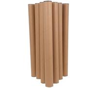 RORPOIR Tubos kraft redondos 40x4 cm, 10 piezas con cierre seguro, ideales para almacenamiento y envío exprés de planos y obras de arte