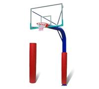 Rorquscade Basketball Post Pad，Almohadilla Universal para Postes De Baloncesto,para Todo Tipo De Clima, Heavy Duty Surround Fits Round Posts,For Outdoor Parking and Play Areas(Red,29cm)